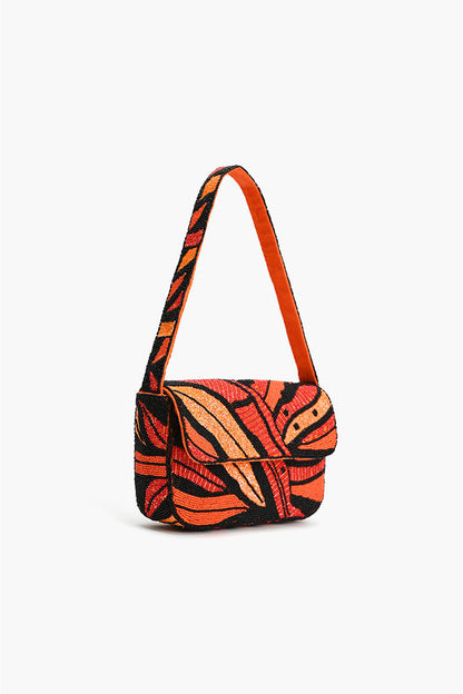 Orange Petal Canopy Shoulder Bag