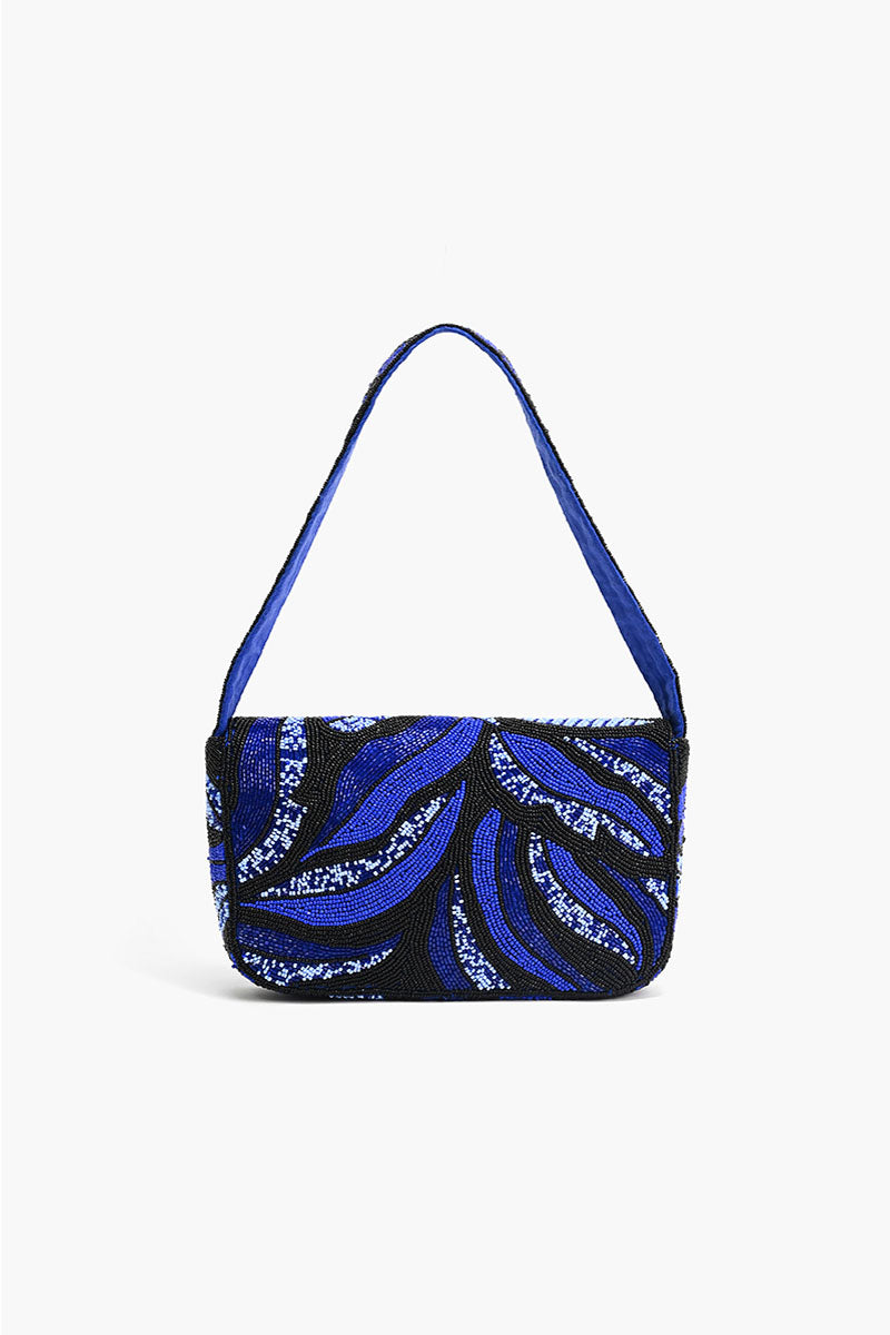 Sapphire Swirl Blue Shoulder Bag