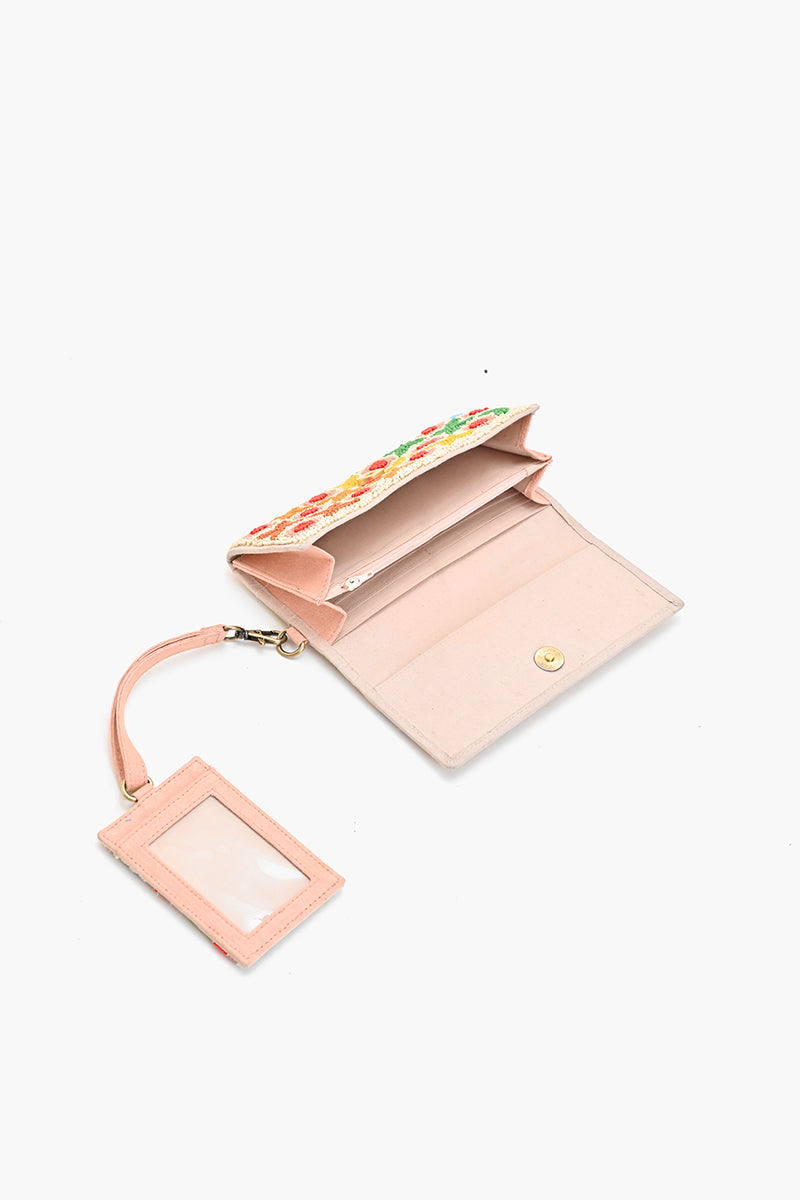 Knots & Petals Wallet With Card Holder