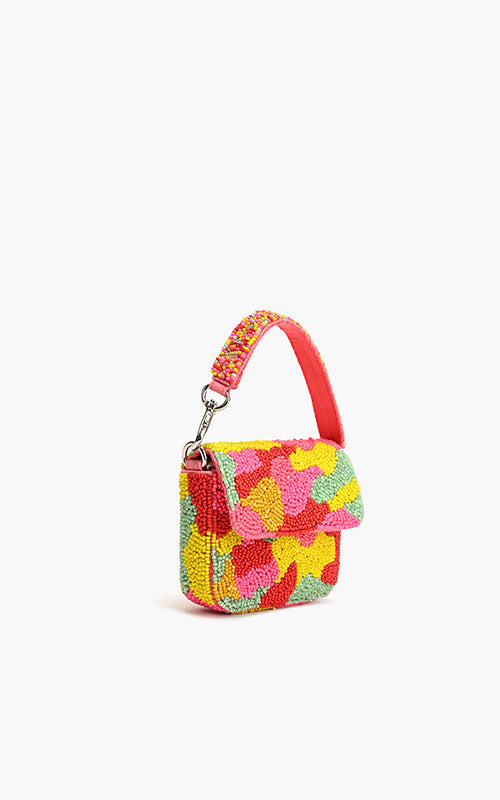 Candy Kaleidoscope Beadwork Shoulder Bag With A Mini Me Bag
