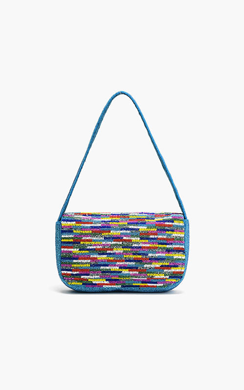 Cobalt Canvas Spectrum Shoulder Bag