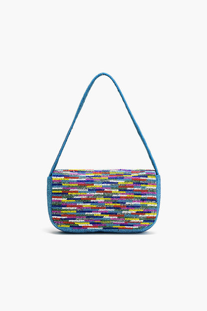 Cobalt Canvas Spectrum Shoulder Bag