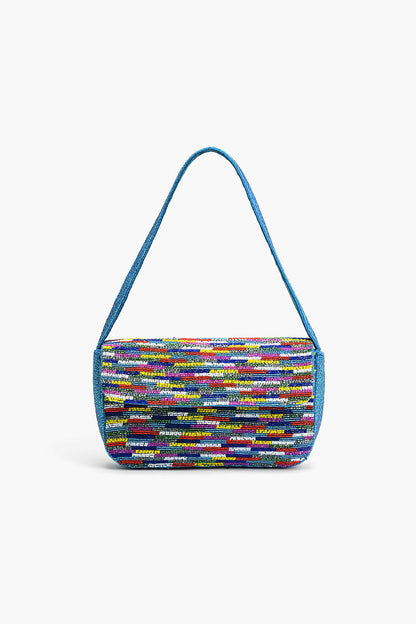 Cobalt Canvas Spectrum Shoulder Bag