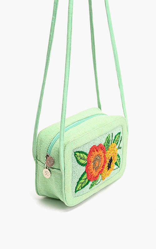 Tranquil Twinflower Crossbody Bag