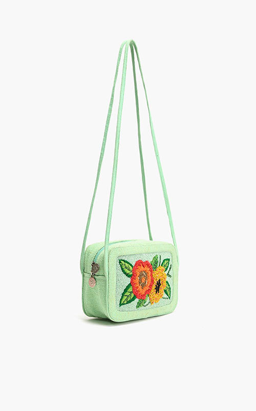 Tranquil Twinflower Crossbody Bag