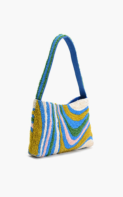 Oceanic Waveform Shoulder Bag