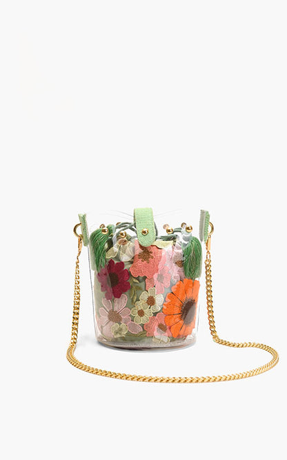 Dreamy Rose Garden Bucket Bag