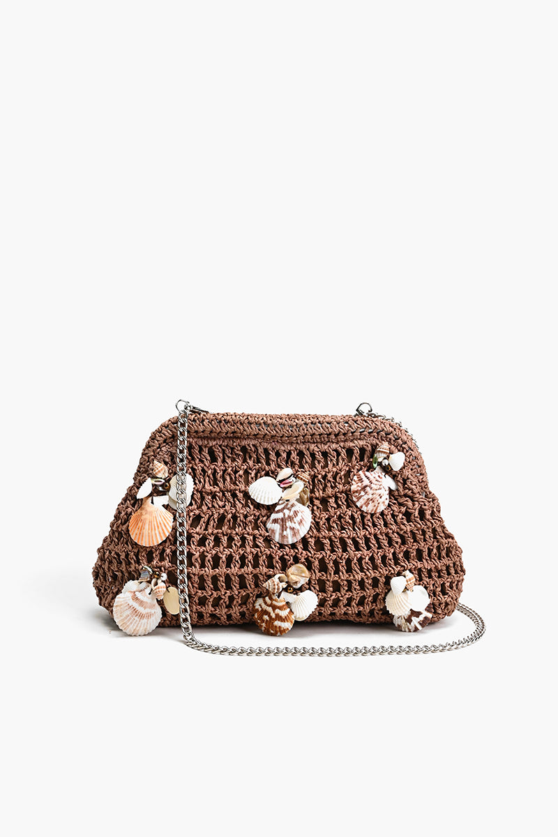 Crochet Shell Clutch