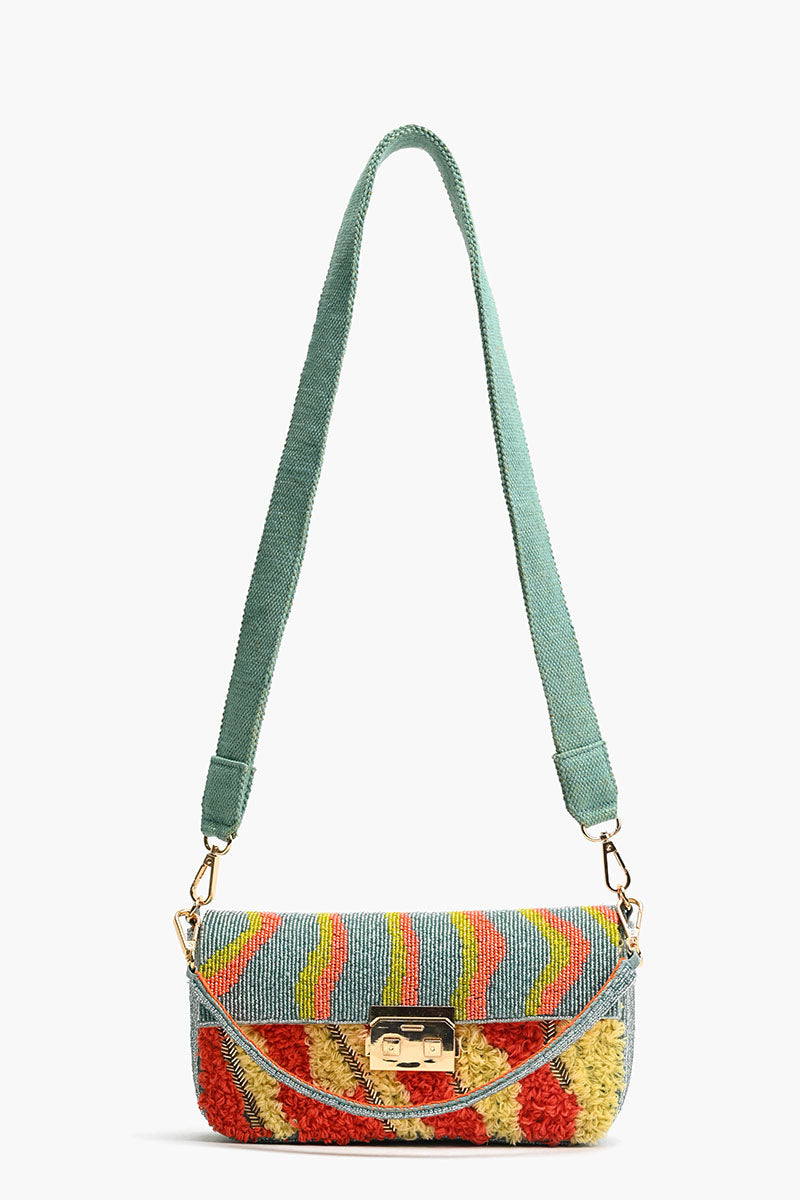 Color Me Crazy Beaded Shoulder Bag