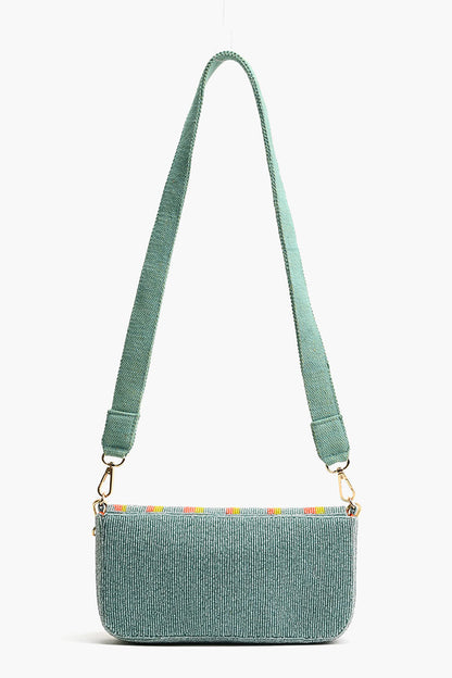 Color Me Crazy Beaded Shoulder Bag