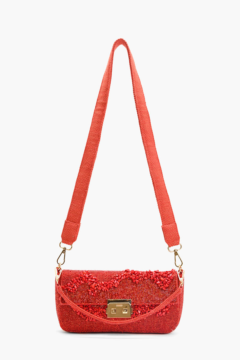 Omnia Beaded Shoulder Bag