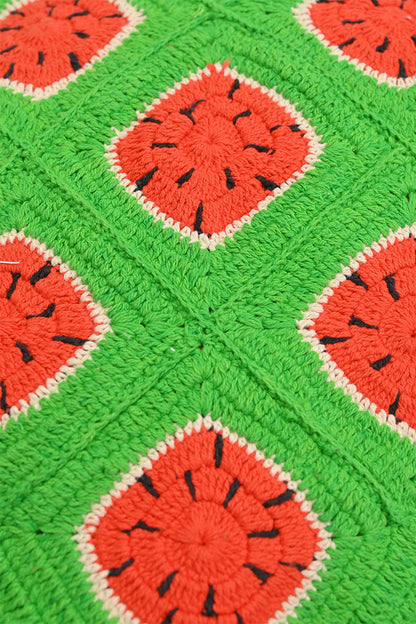 Watermelon Crochet Beach Tote