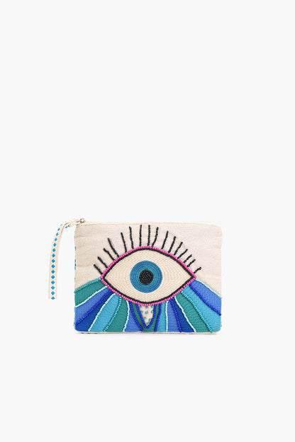 Wanderlust Evil Eye Clutch