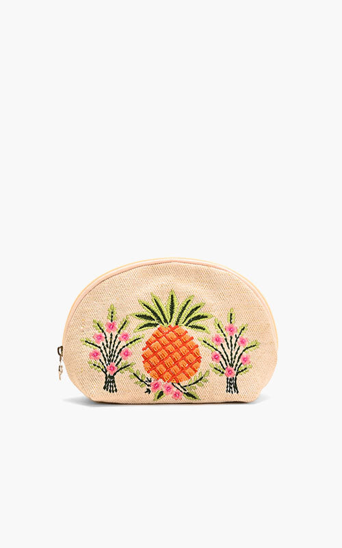 Pineapple Embellished Clutch