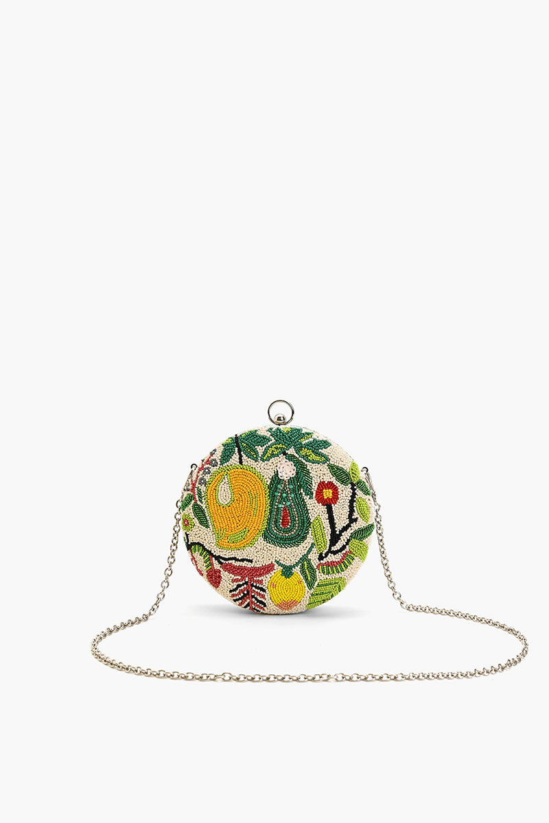 Tropical Mango Round Clutch