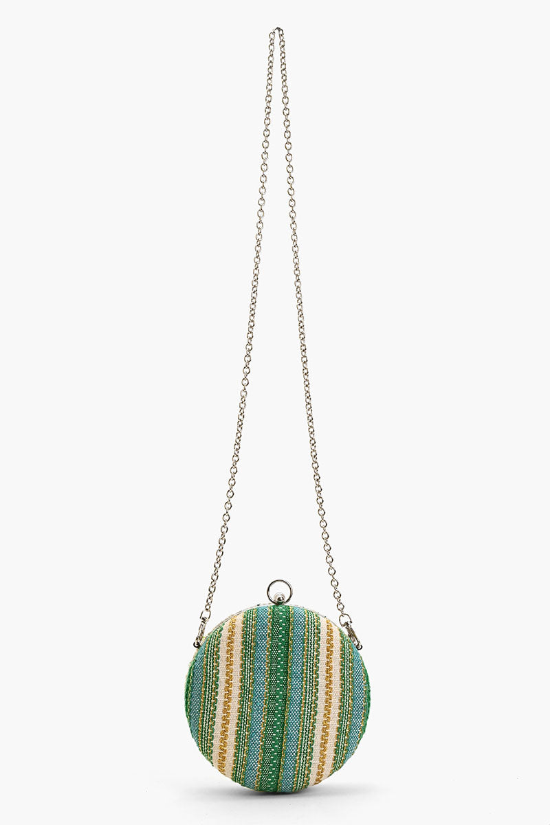 Tropical Mango Round Clutch