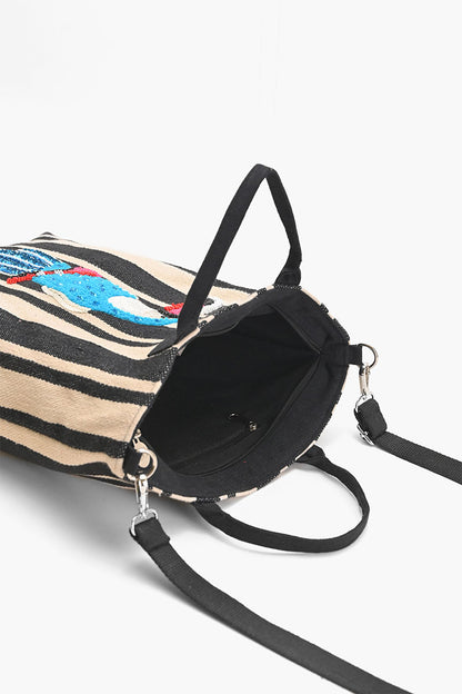 Toucan Striped Multipurpose Tote