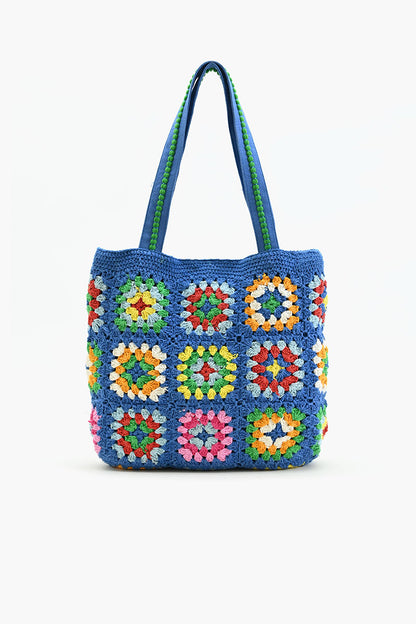 Blue Handmade Crochet Bags - Sustainable Fashion