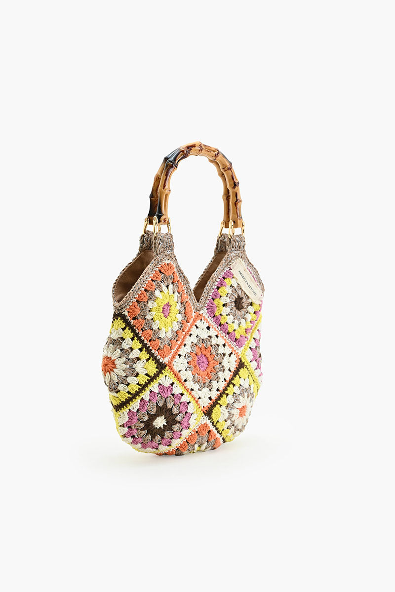 Gold Handmade Crochet Bags - Sustainable Fashion