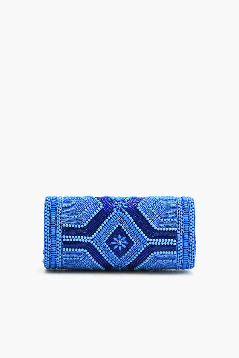 Cobalt Blue Glamour Clutch