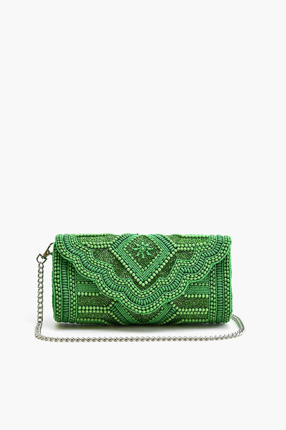 Green Jewel Evening Bag