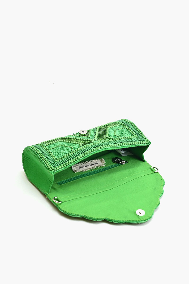 Green Jewel Evening Bag