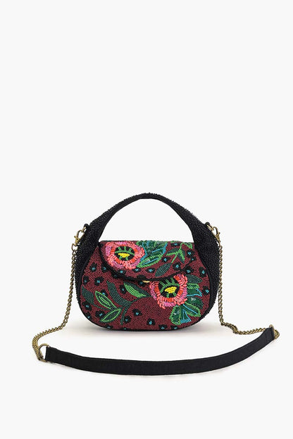 Twilight Vine Beaded Satchel