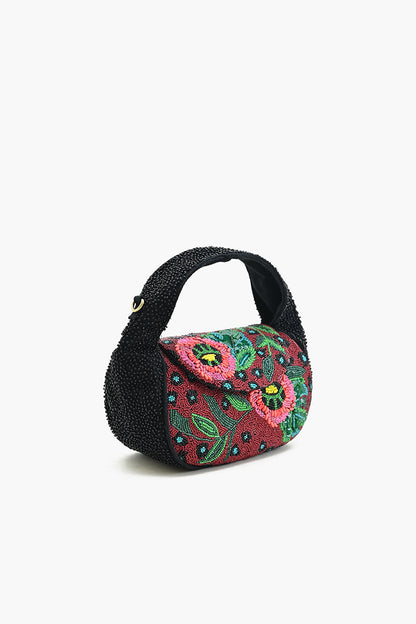 Twilight Vine Beaded Satchel