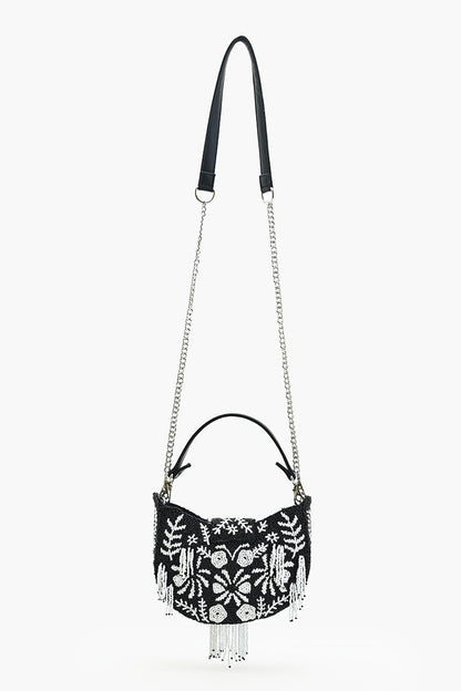 Nightfall Beaded Handheld Bag