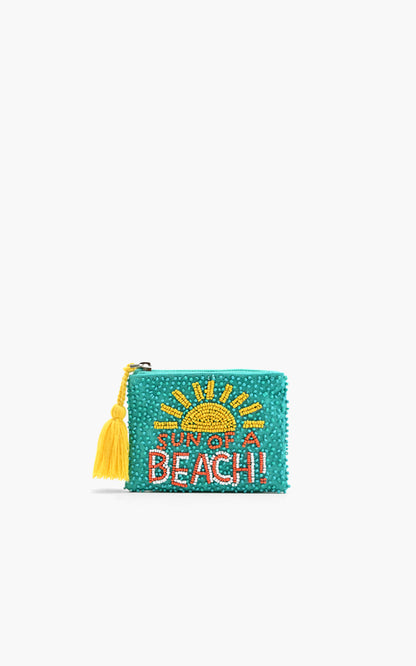 Set of 3 Beachy Coin Pouches