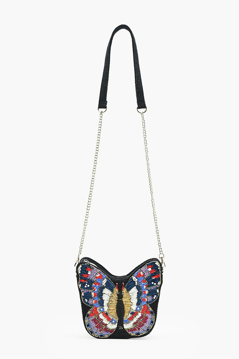 Embellihed Butterfly Shaped Tote