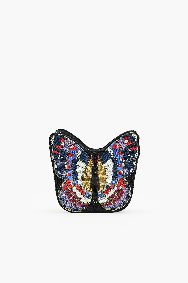 Embellihed Butterfly Shaped Tote