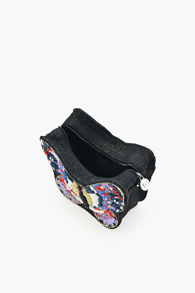 Embellihed Butterfly Shaped Tote