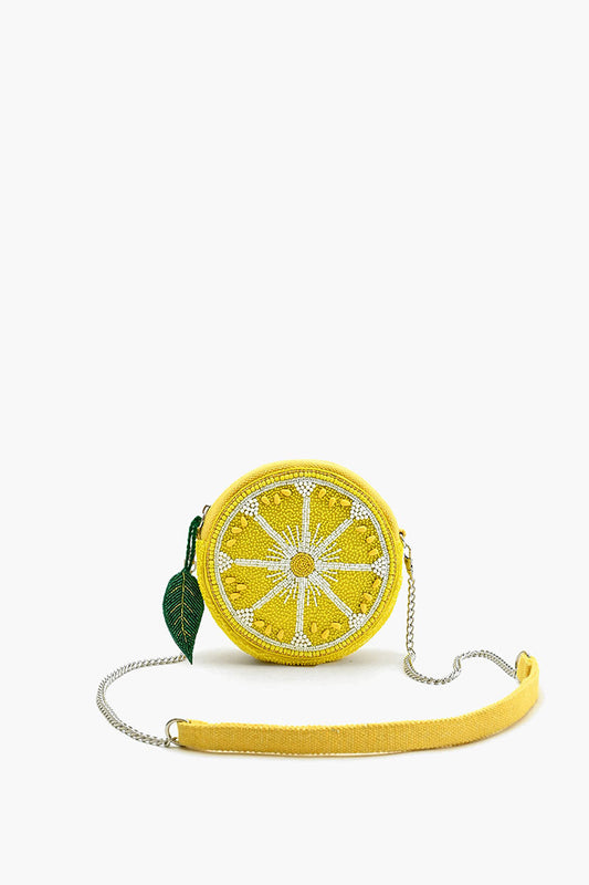 Make Lemonade Round Crossbody Bag