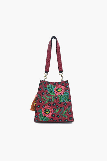 Twilight Vine Beaded Tote