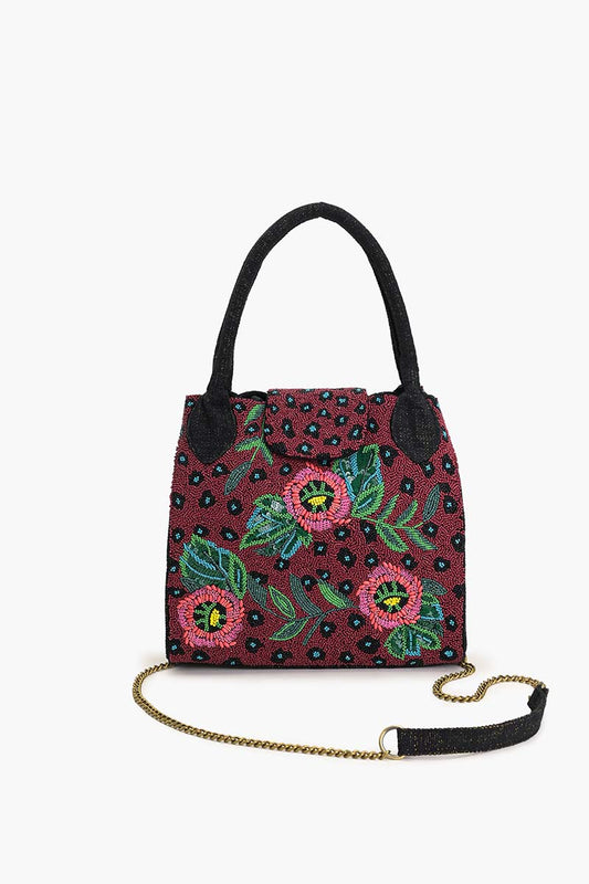 Twilight Vine Beaded Bag