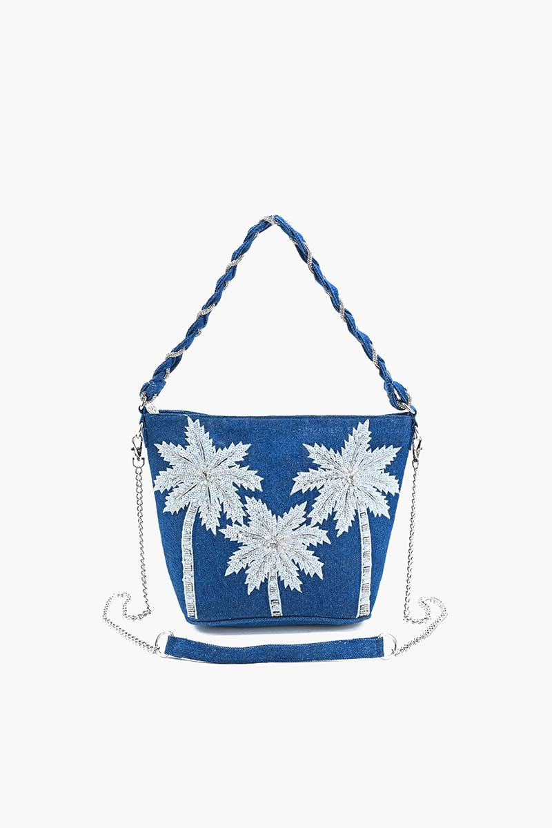 Blanc Bliss Beaded Bag