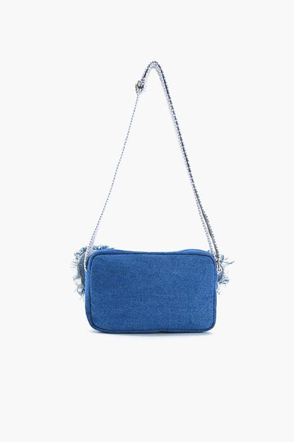 Flutter Sparkle Denim Bag