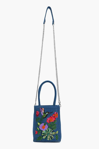 Whispering Gardens Embellished Bag