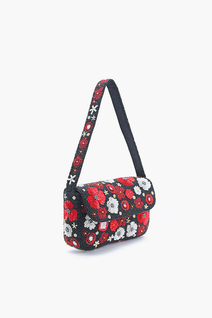 Scarlet Romance Embellished Shoulder Bag