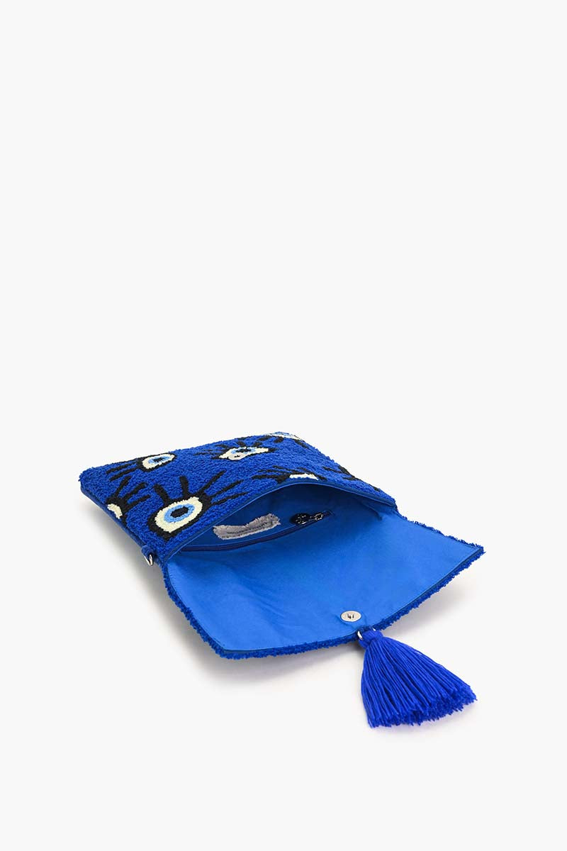 Sapphire Whimsical Wonder Eye Clutch