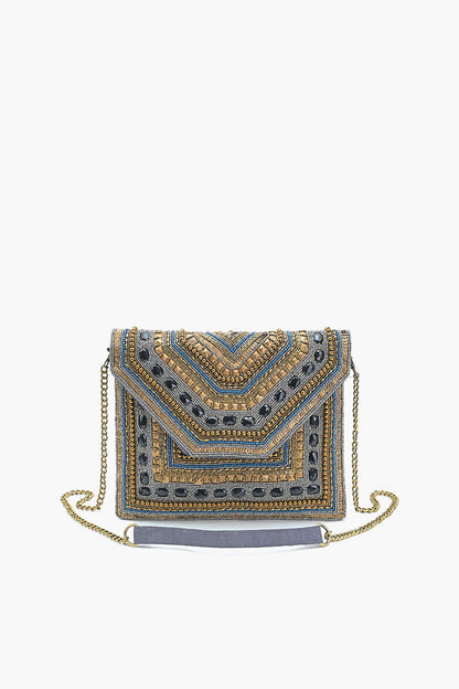 Jeweled Pharaoh Crossbody Clutch