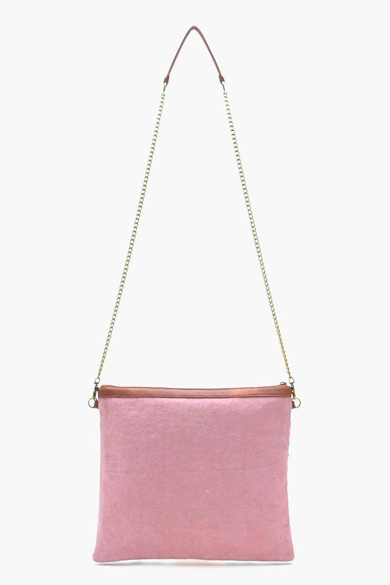 The Soho Tan Tufted Clutch