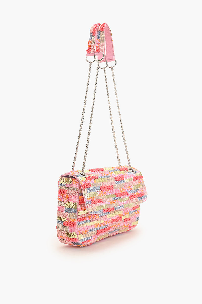 Candy Crush Embellished Shoulder Bag