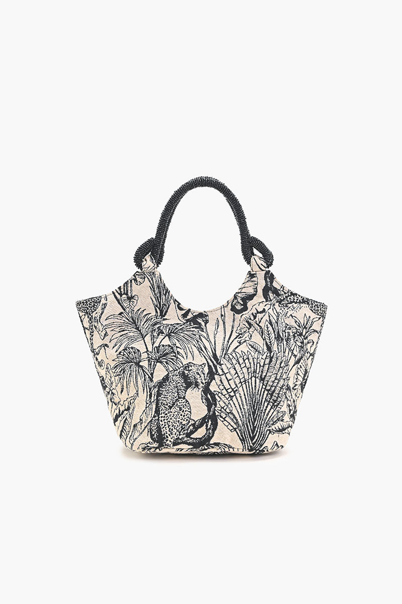 Tropical Leopard Embellished HandBags