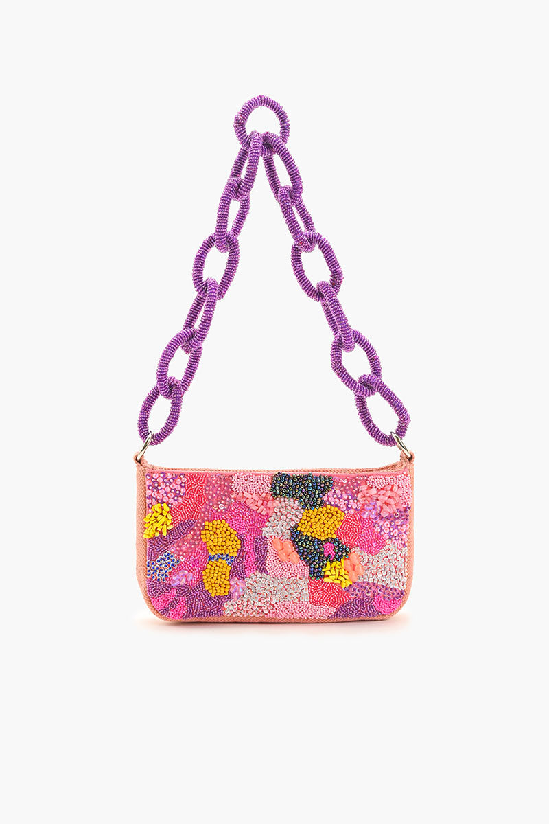 Bubblegum Pop Beaded Shoulder Bag