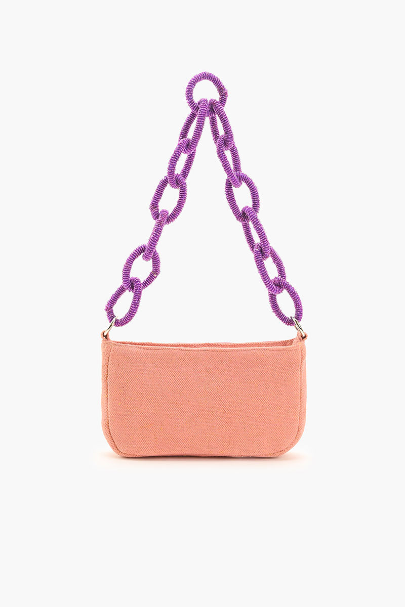 Bubblegum Pop Beaded Shoulder Bag