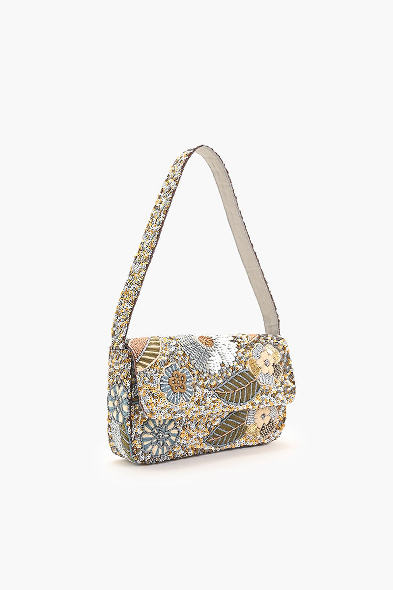 Golden Hour Shimmer Shoulder Bag