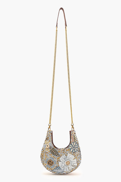 Golden Hour Shimmer Mini Bag w/ Crossbody Strap