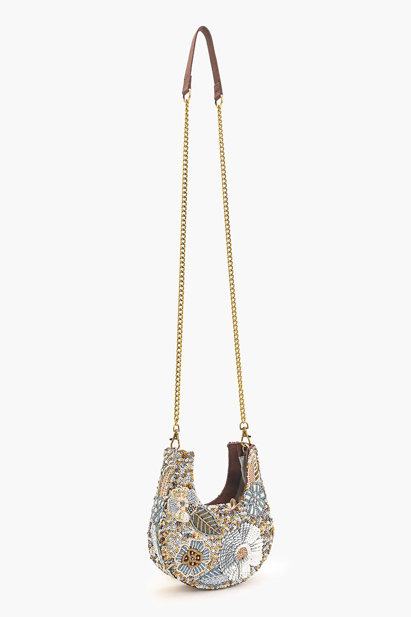 Golden Hour Shimmer Mini Bag w/ Crossbody Strap